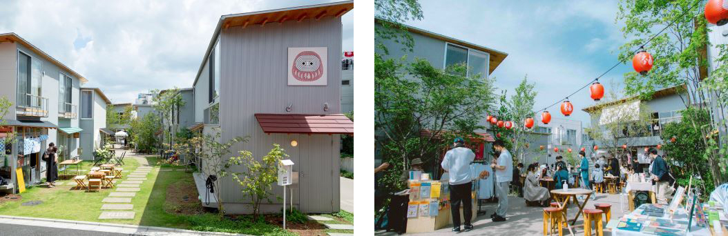 ボーナストラック外観・広場